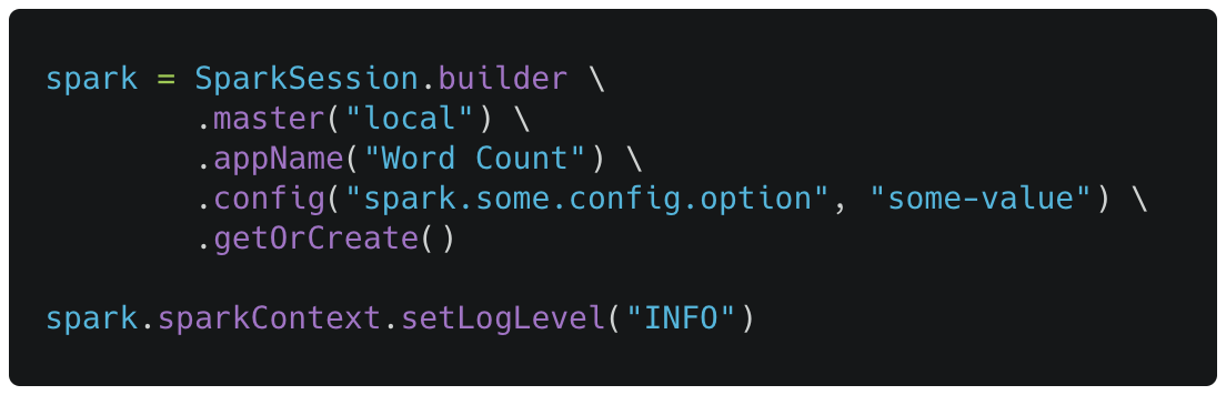 Create Spark Session